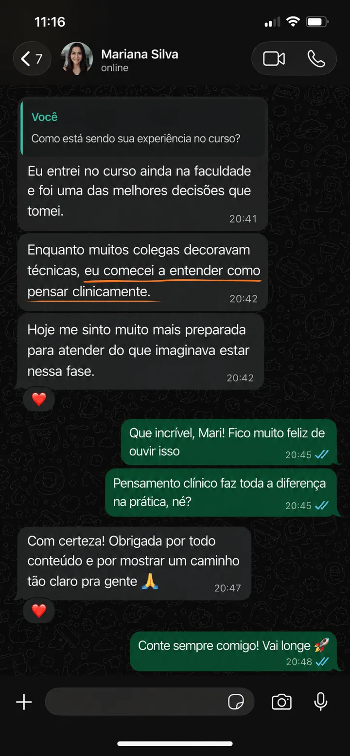 Conversa com Mariana Silva sobre o curso