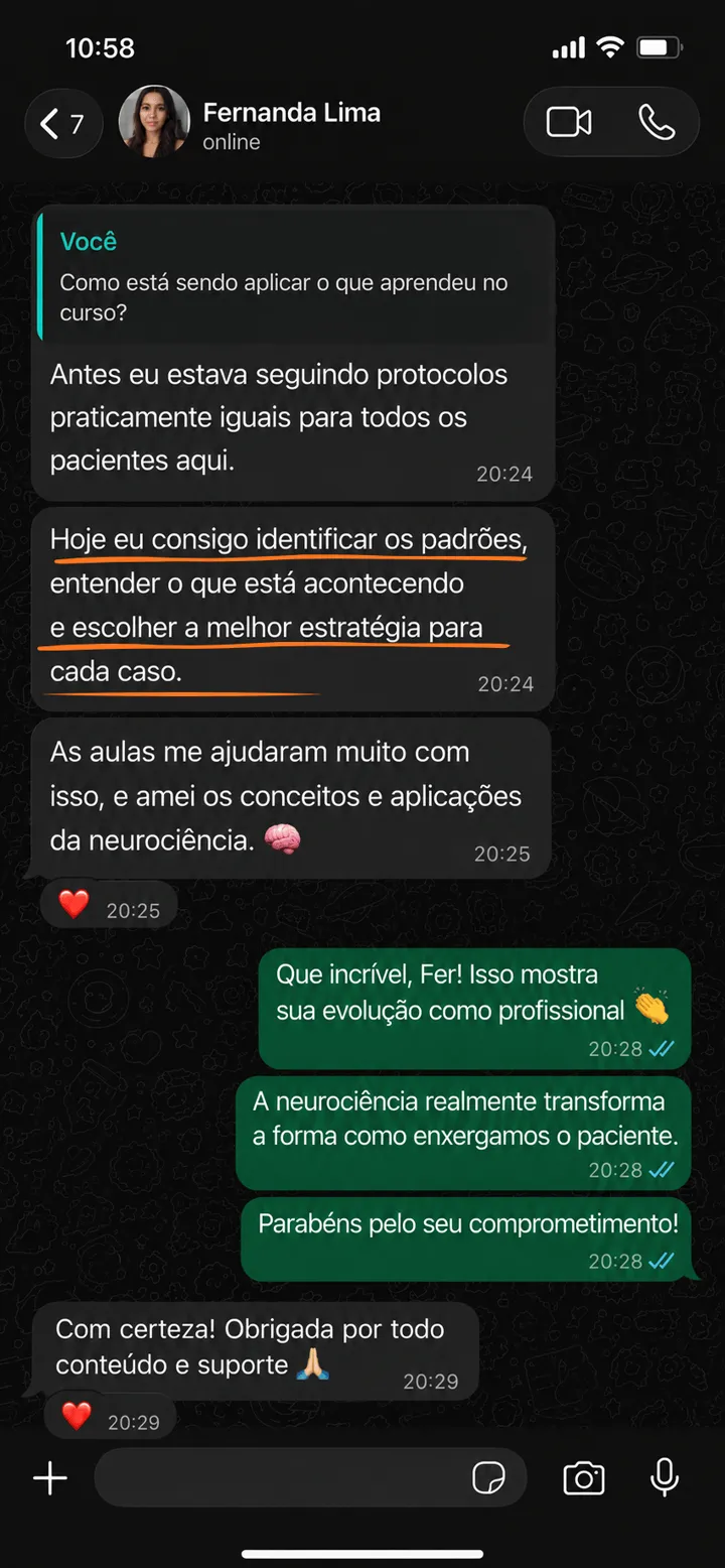Conversa com Fernanda Lima sobre o curso